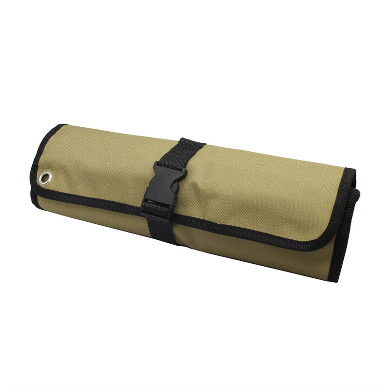 Roll Tool Pouch Rolling Tool Hanging Bag Multi Pockets Spanner Wrench Organizer