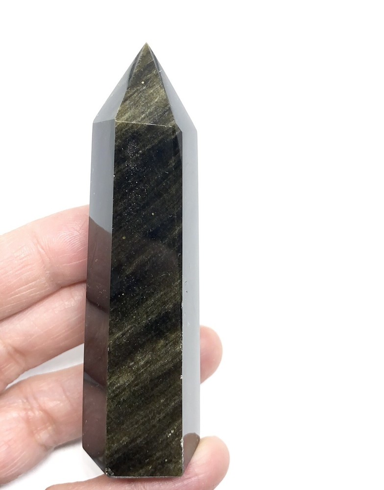 Obsidian Sheen Obelisk Point 81g Over 3in
