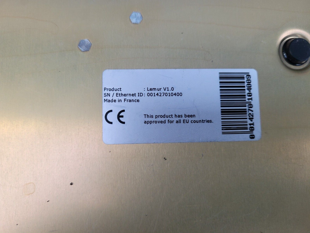 JazzMutant Lemur Touch Control Surface midi/osc controller Cables Pelican Case