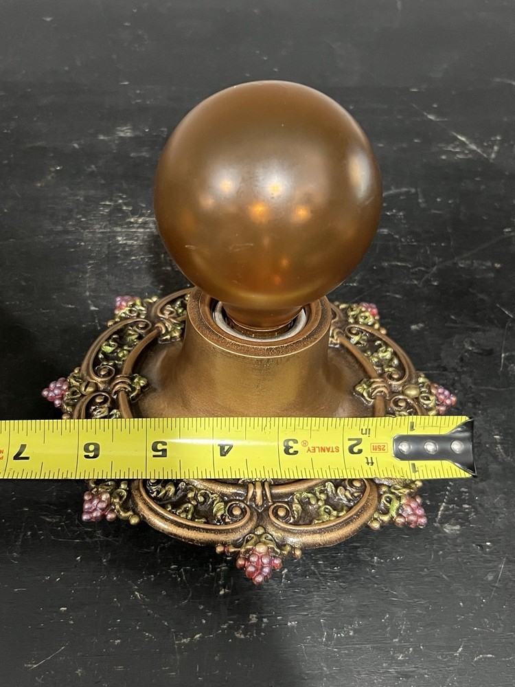 Single Bulb Flush Mount Fixture Rewired Light 13H