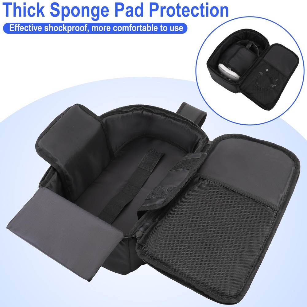 Carrying Case for Meta Quest 3/3S Oculus Quest 2 Vision Pro Pico