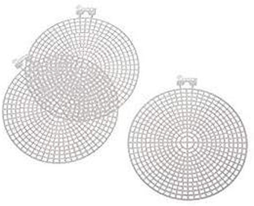 Plastic Canvas Circle - 4.5 Inch Diameter - 30 Pack