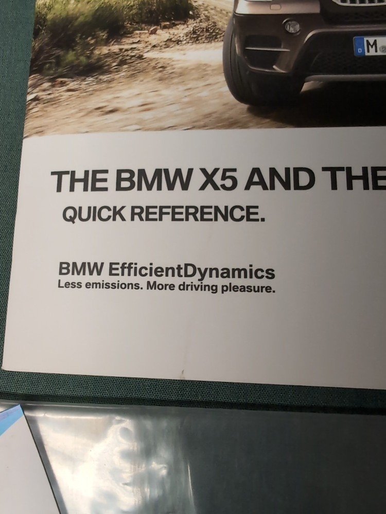 BMW X5 & X6 Quick Reference Booklet#01402916962