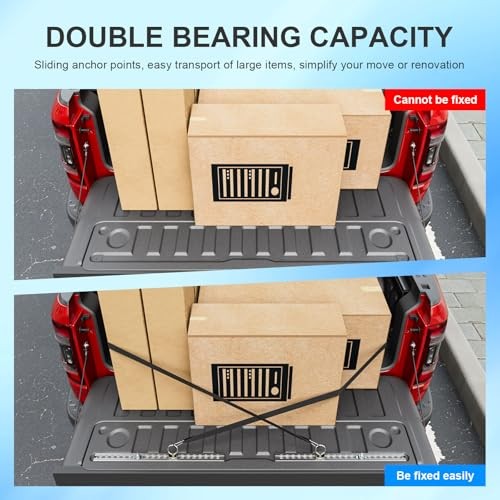 Tailgate Trail Rail System Tailgate Compatible with 2019-2025 Dodge RAM 1500
