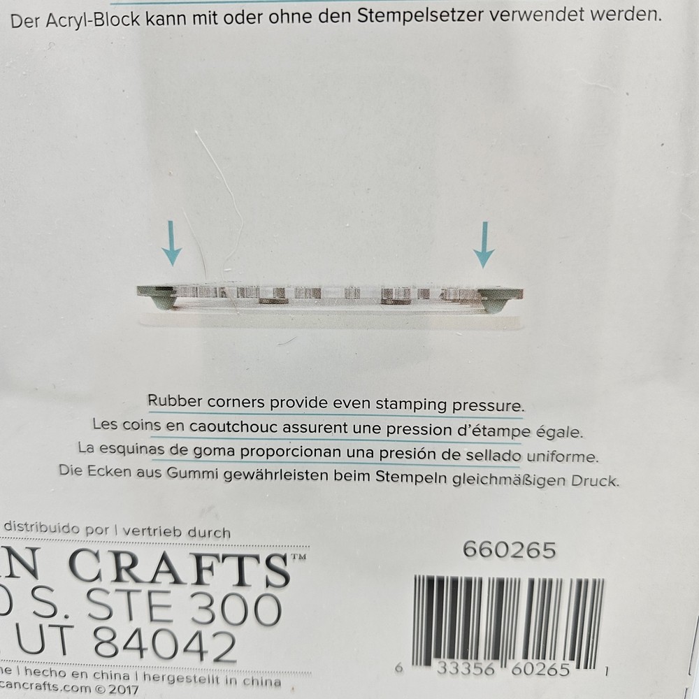 We R Memory Keepers Precision Press Advanced Stamp positioner Crafter Tool Art