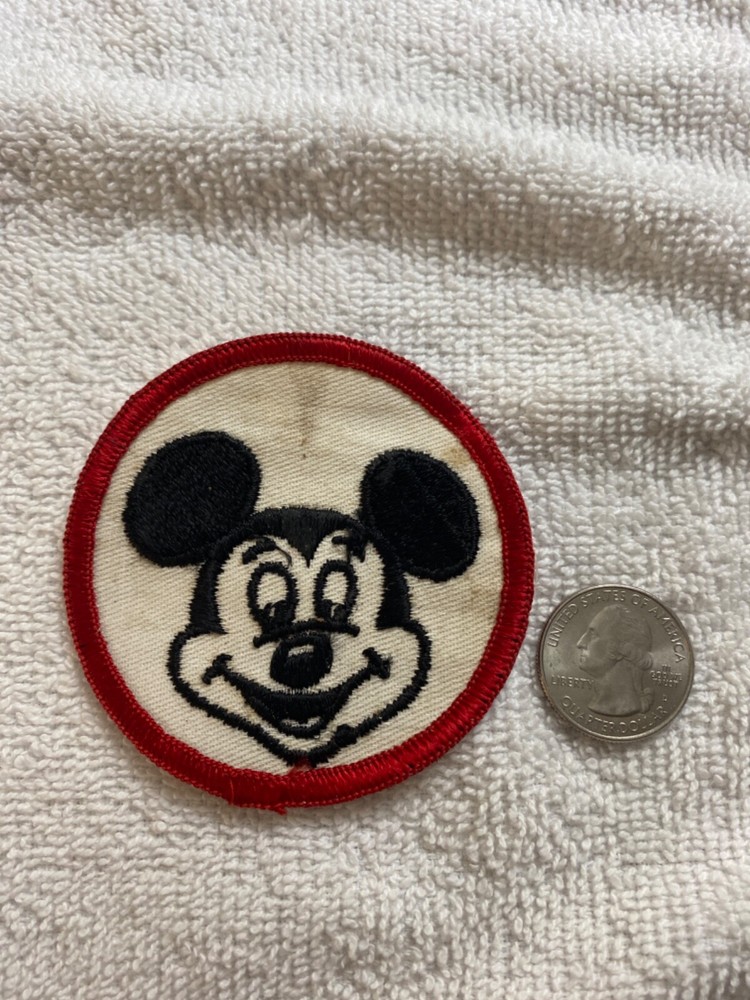 Vintage Early 1970’s Mickey Mouse Cloth Patch