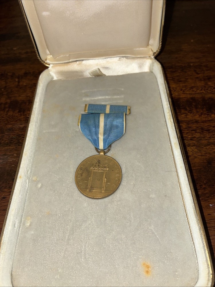 KOREAN SERVICE MEDAL / BOX - FULL SIZE - AUTHORIZED ISSUE / USGI (DATED 10/09)