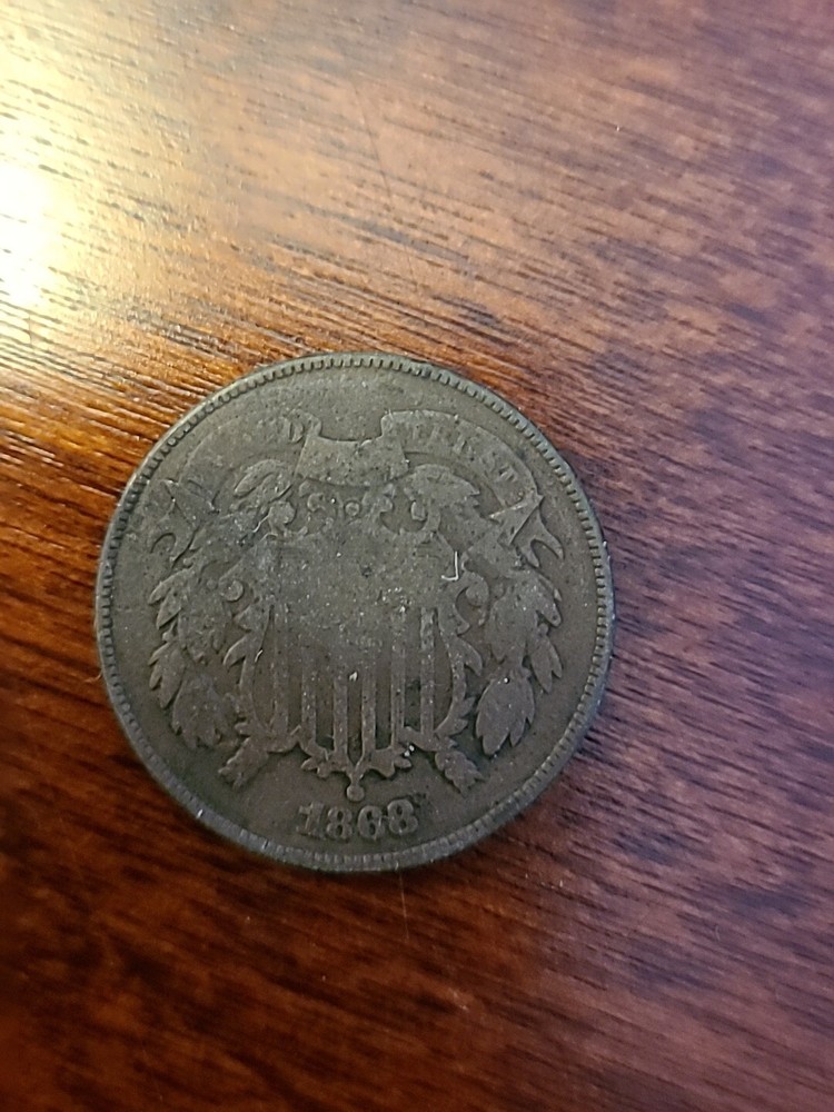 1868 US Two Cent Piece, Ungraded