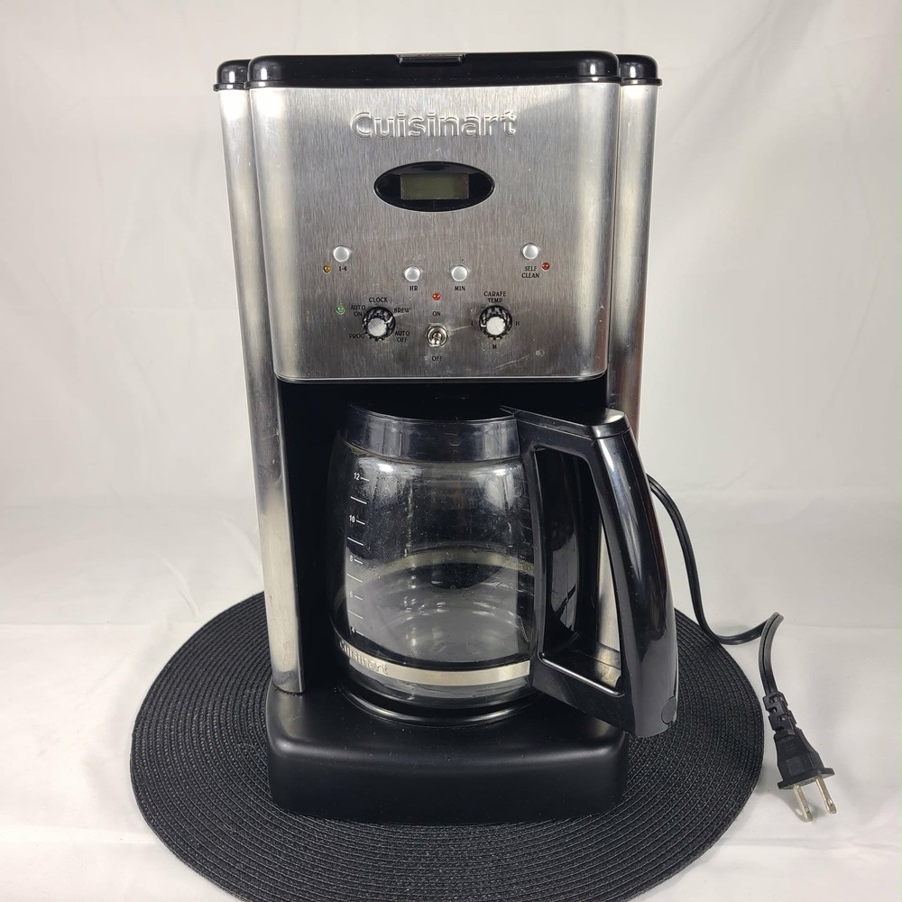 Cuisinart DCC-1200 Brew Central 12 Cup Programmable Coffee Maker Tested Works