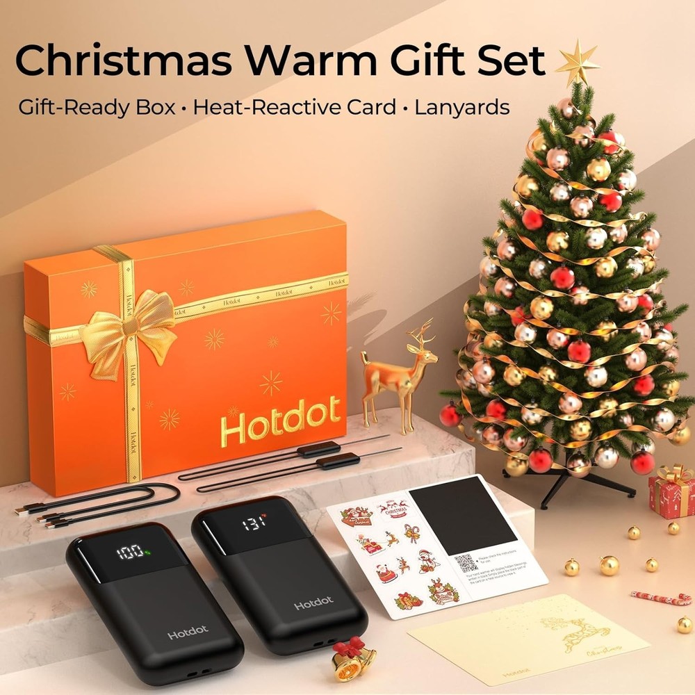 AI Hand Warmers Rechargeable 2 Pack