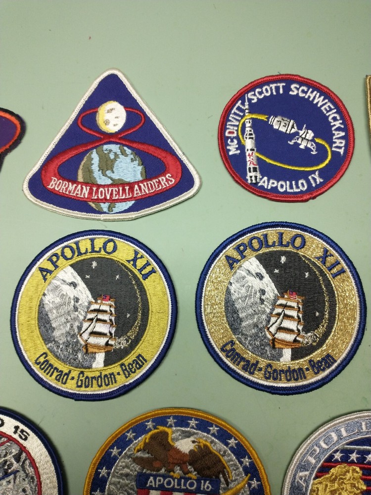 Apollo Lion Brothers Mission Patch Set