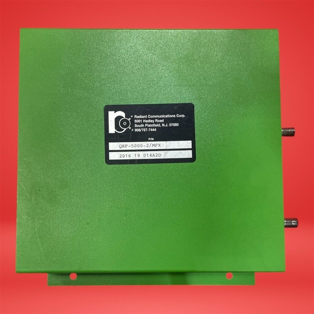 Radiant QRF-5000-2/MFX VividEdge EdgeQAM RF Encoder Modulator IPTV Broadcast