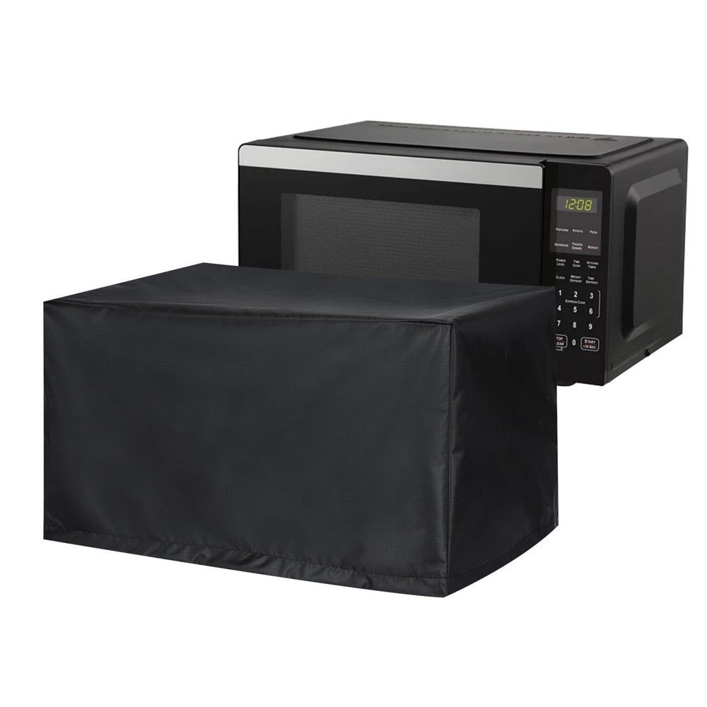 FlexiDapt Microwave Oven Cover, Universal Waterproof Shield for Black