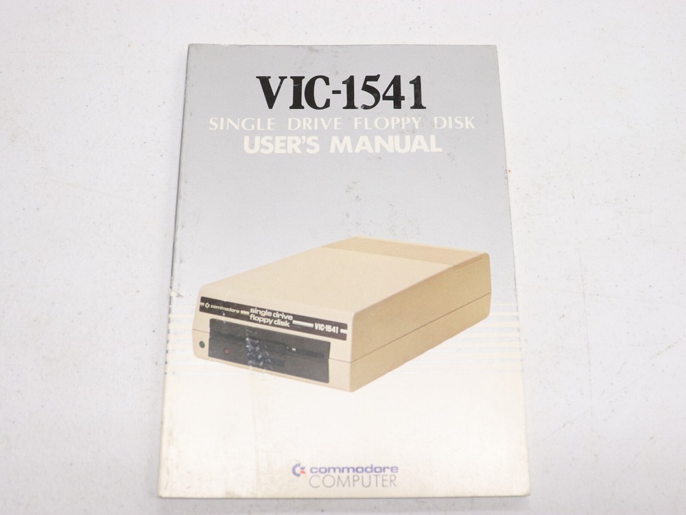 VIC-1541 Single Drive Floppy Disk User's Manual Commodore 64 1982