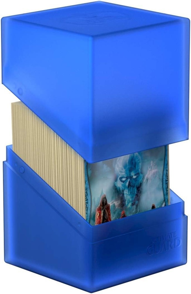 Ultimate Guard Boulder Deck Case 100+ Standard Size Sapphire Sapphire Standard S