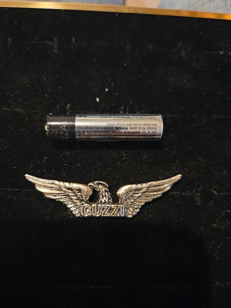 Vintage 1970's Guzzi Eagle Motorcycle Pin