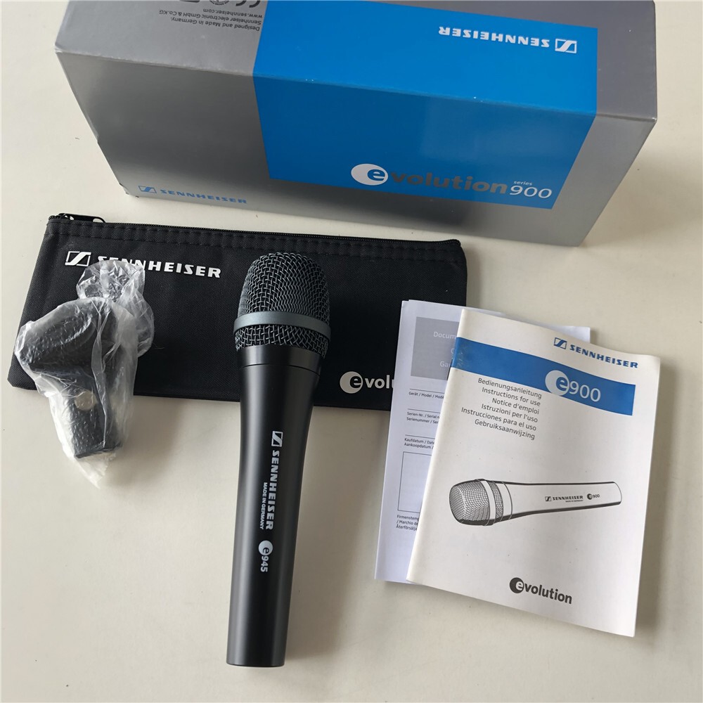 New e945 Wired Super Cardioid Dynamic Handheld Microphone -Early Box Version