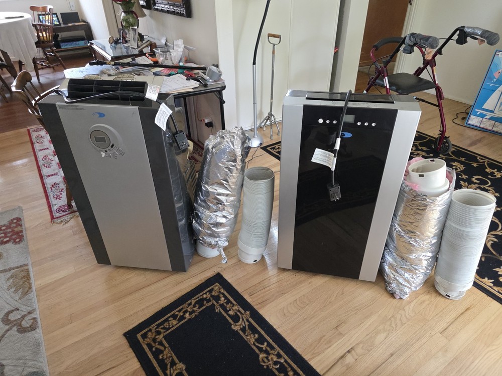 Whynter Portable Air Conditioner ARC-143MX and ARC-14S BTU 14000 With hoses