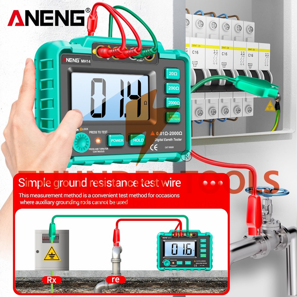 Thunder Tools ANENG MH14 Electrical Insulation Resistance Tester Digital