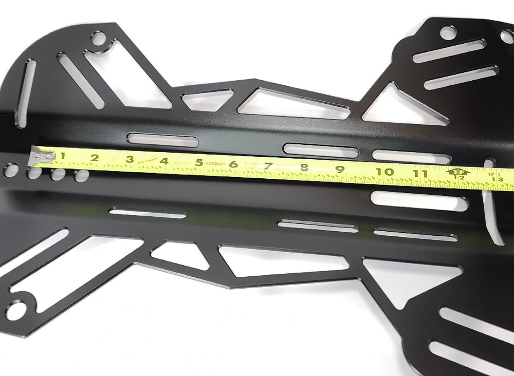 Aluminum Backplate Tech Scuba Dive Side Mount, BCD Single Tank Adapter, Doubles