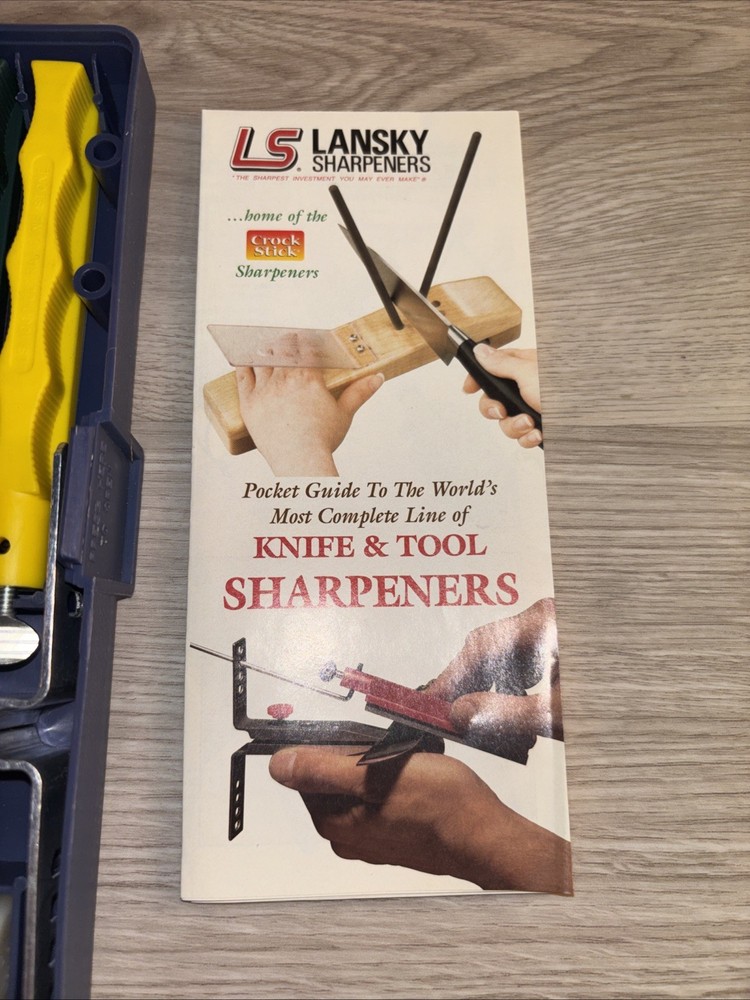 Lansky Knife Sharpener LKCLX – Deluxe 5-Stone Precision System