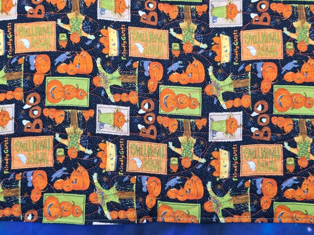 Handmade Quilted Table Runner Thanksgiving Fall Autumn Patchwork corn HALLOWEEN