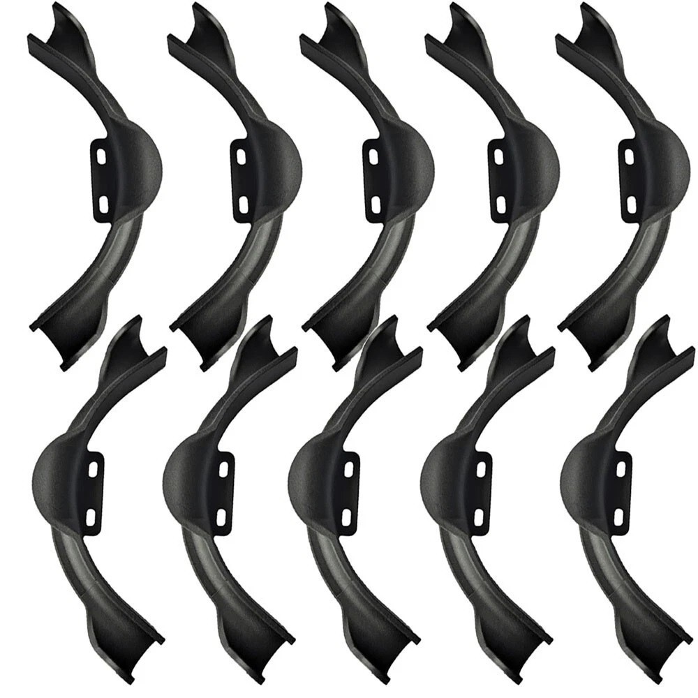 20 Pack 3/4" Plastic PEX Pipe 90 Degree Bend Support with Mounting Plate