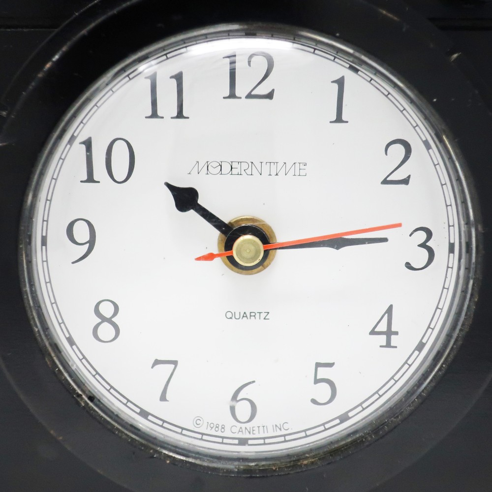 Vintage Black Canetti Camera Clock