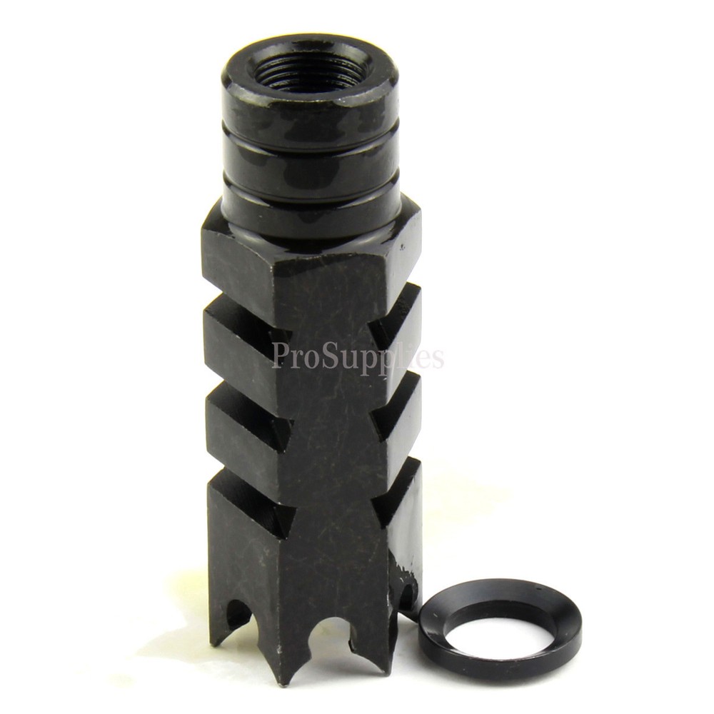 Shark Muzzle Brake 1/2" x 28 Thread .223 /w Crush Washer
