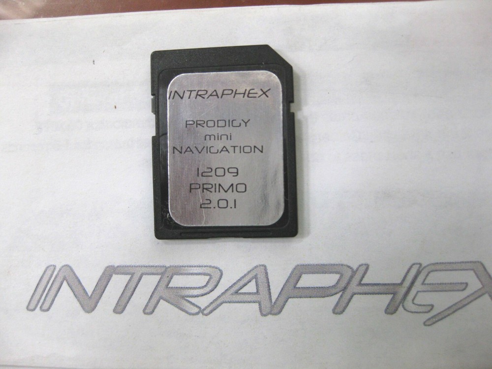 Intraphex Directus GPS navigation map card to select