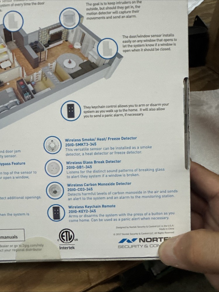 2GIG Console Keypad 2GIG-RELY-3-3ASE