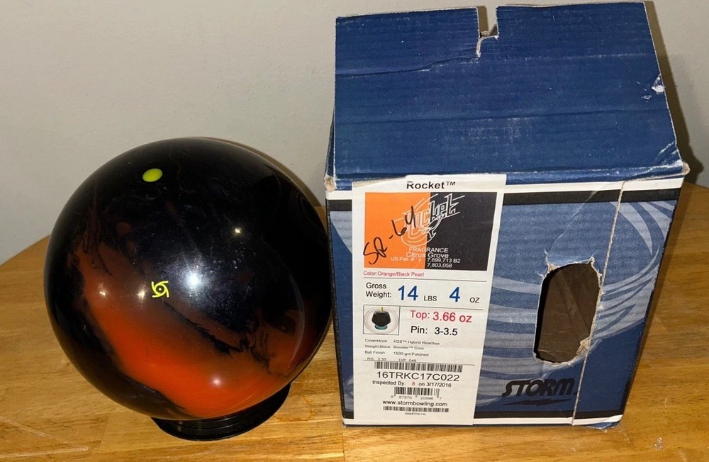 Storm Rocket bowling ball 14lb NIB