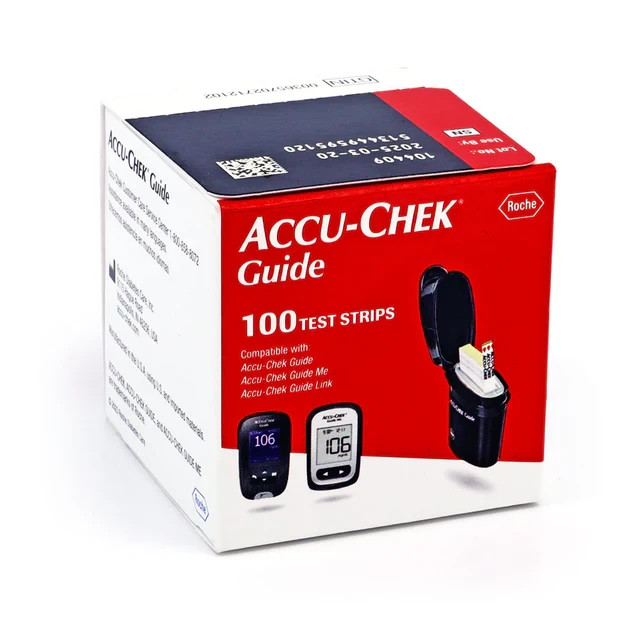 Accu-Chek Guide Blood Glucose Test Strips 100 Count