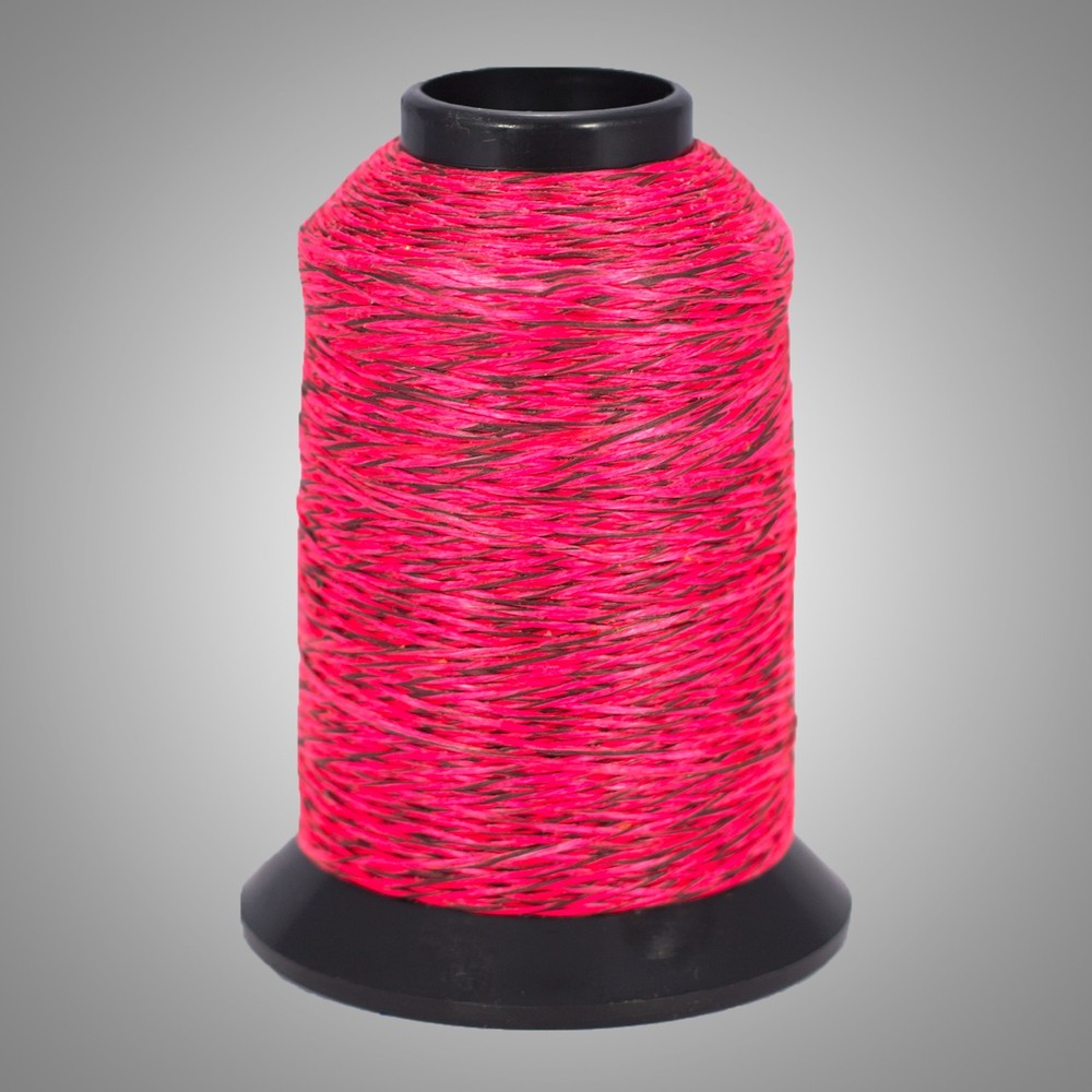 BCY 452X Bowstring Material 1/4lb Flo Pink & Black Speckled Bow String Making