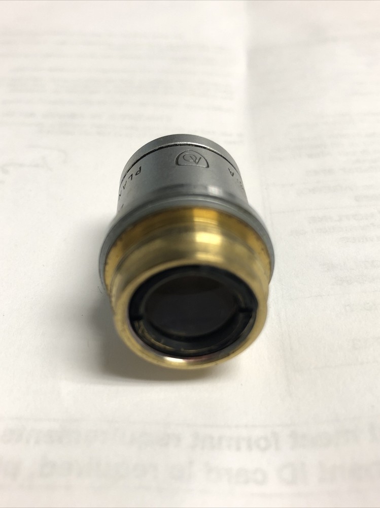 American Optical AO Plan Achro 4x/.12 Infinity Microscope Objective Lens