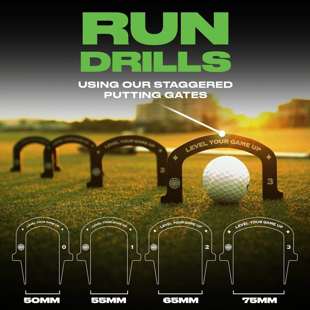 Maximize Your Golf Game: Pro Path Putting Mirror - Portable Training Aid - Pe...
