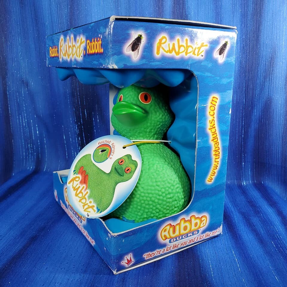 Rubbit Rare Rubba Duck Rubber Duck Frog NIB