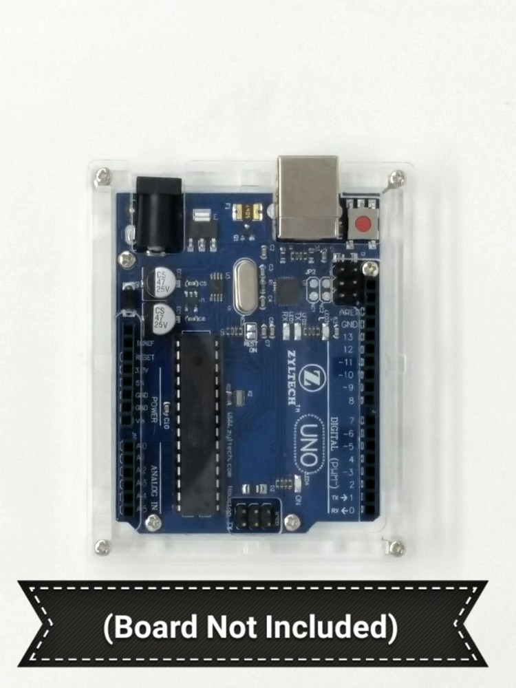 ZYLtech UNO Acrylic Case with Hardware and Instructions