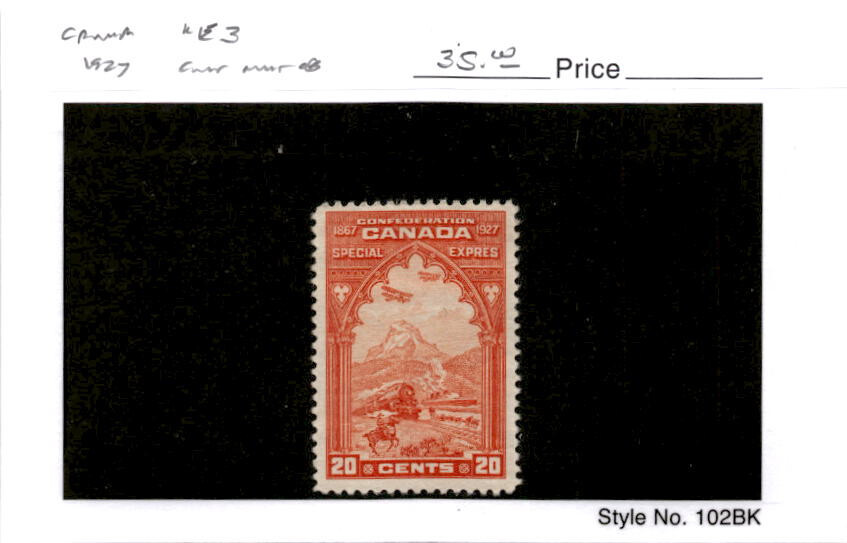 Canada, Postage Stamp, #E3 Mint Hinged, 1927 Special Delivery (AJ)