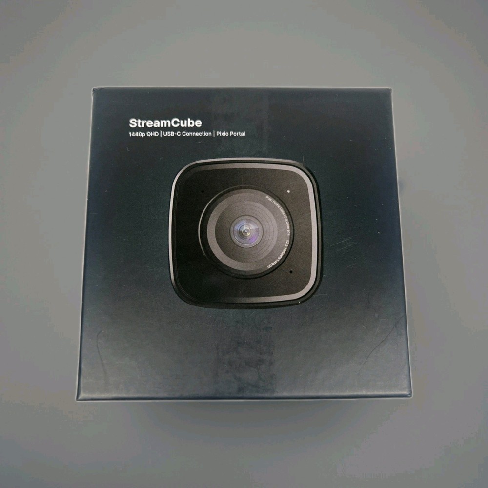 🔥 Pixio StreamCube Webcam Professional 1440p Web Camera - Brand New (Sealed)