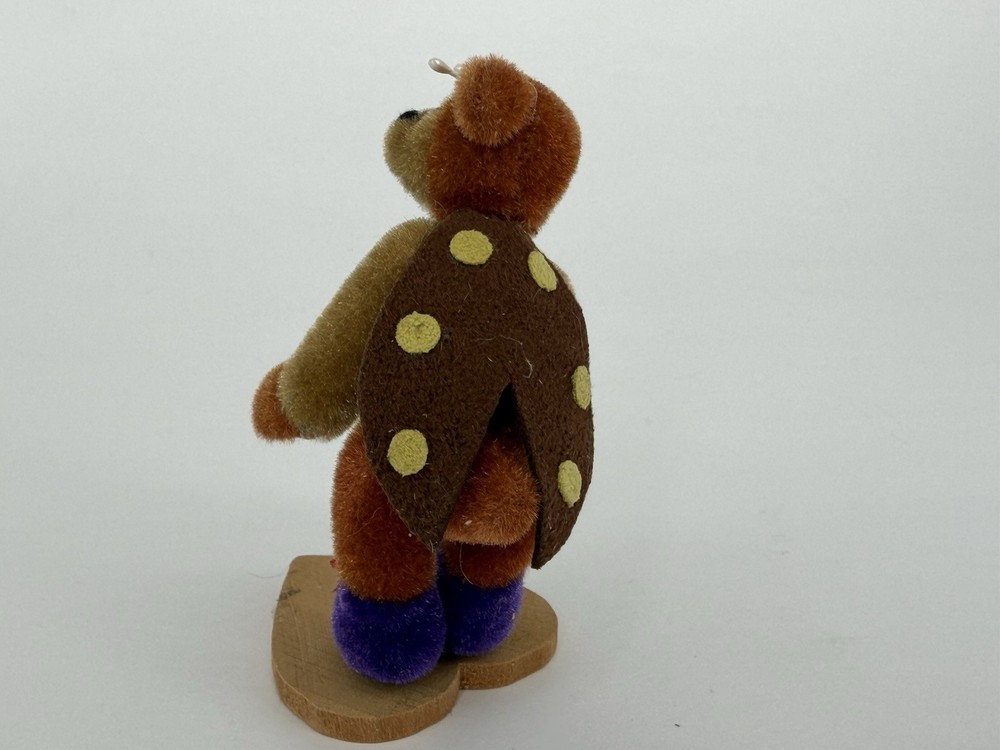 Handmade Miniature Bear Bug Flower Signed “FIGIS” by Sally Lambert