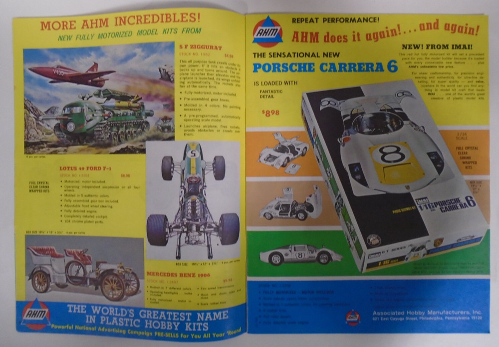 AHM DOES IT AGAIN! AND AGAIN AND AGAIN 1970? CATALOG