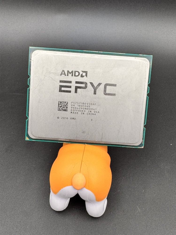 AMD EPYC 7571 32 CORE 64 THREAD 2.1GHz SP3 SOCKET 200W CPU PROCESSOR