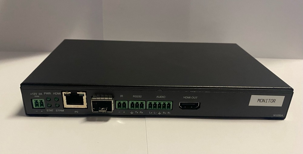 AMX NMX-DEC-N1233A video over IP decoder (FGN1233A-SA)