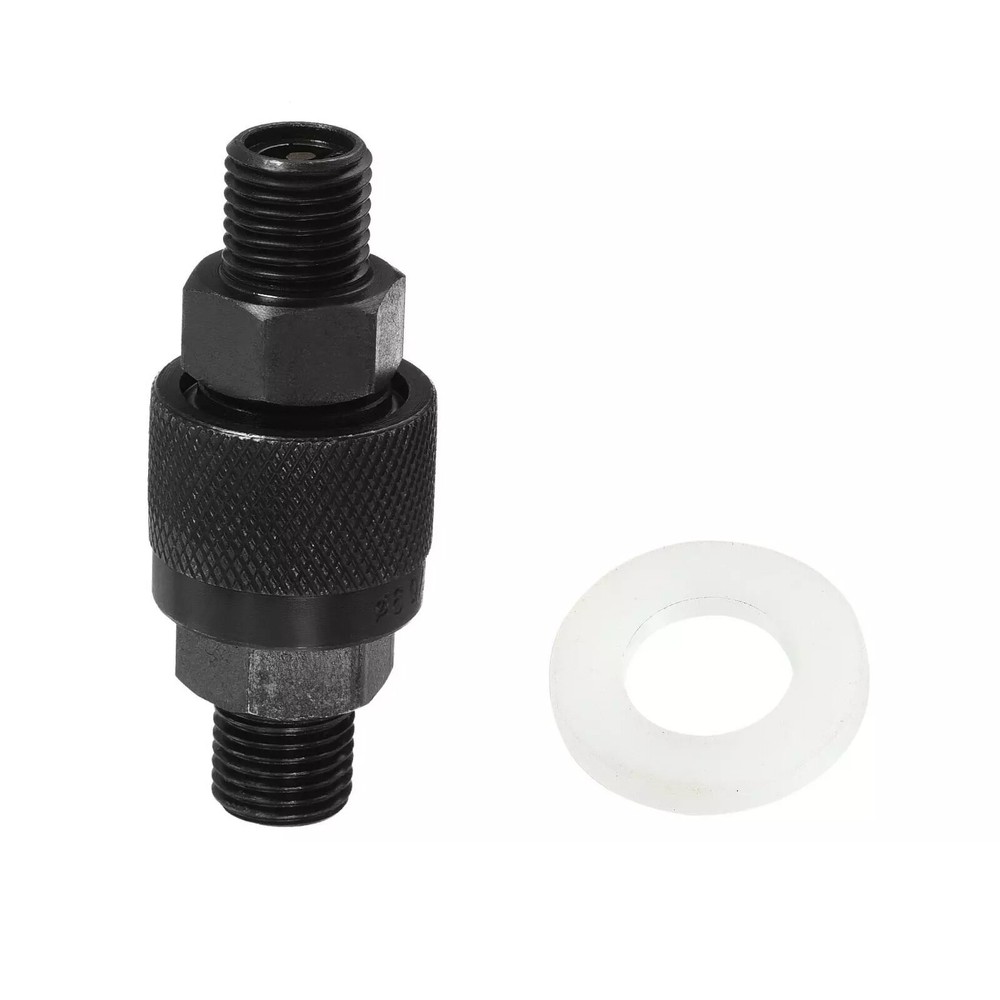 Hydraulic Quick Connect Coupler Set M14 x1.5mm Male Pipe Fitting Black.