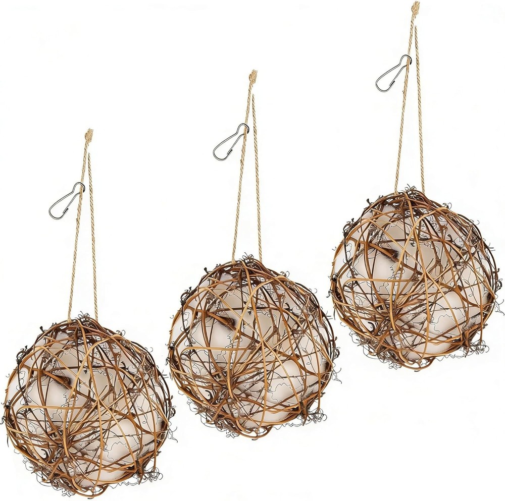 NEW,4 Pack Hanging Bird Nest House