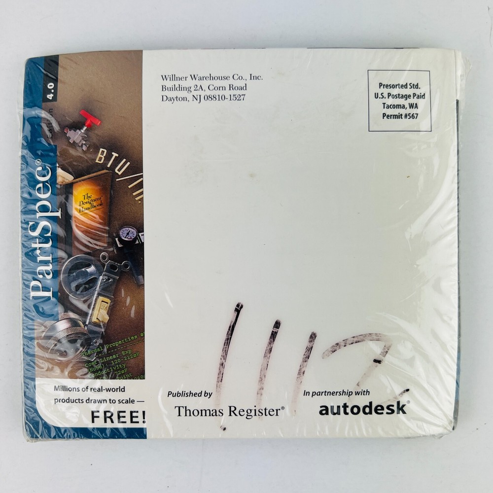PartSpec Edition 4.0 PC Software New Sealed