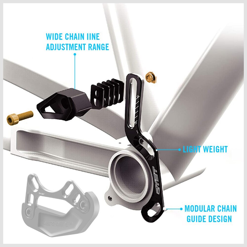 MTB BASH GUARD ISCG05 Bicycle Chain Guide Stabilizer Bike Chainring Protector