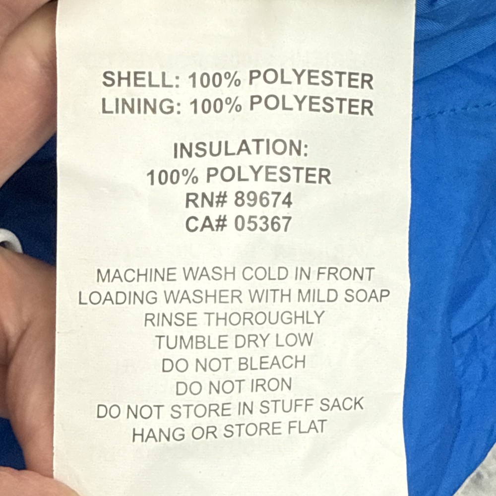 Mountain Hardware Blue Lamina 17F/-8C Sleeping Bag