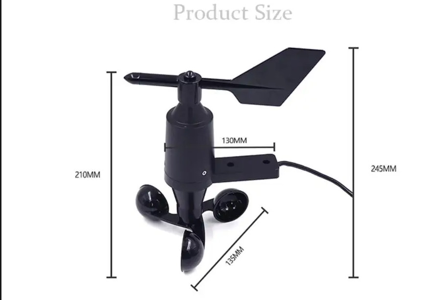 RY-FSX Integrated Wind Speed Direction Sensor Anemometer Wind Direction Kit